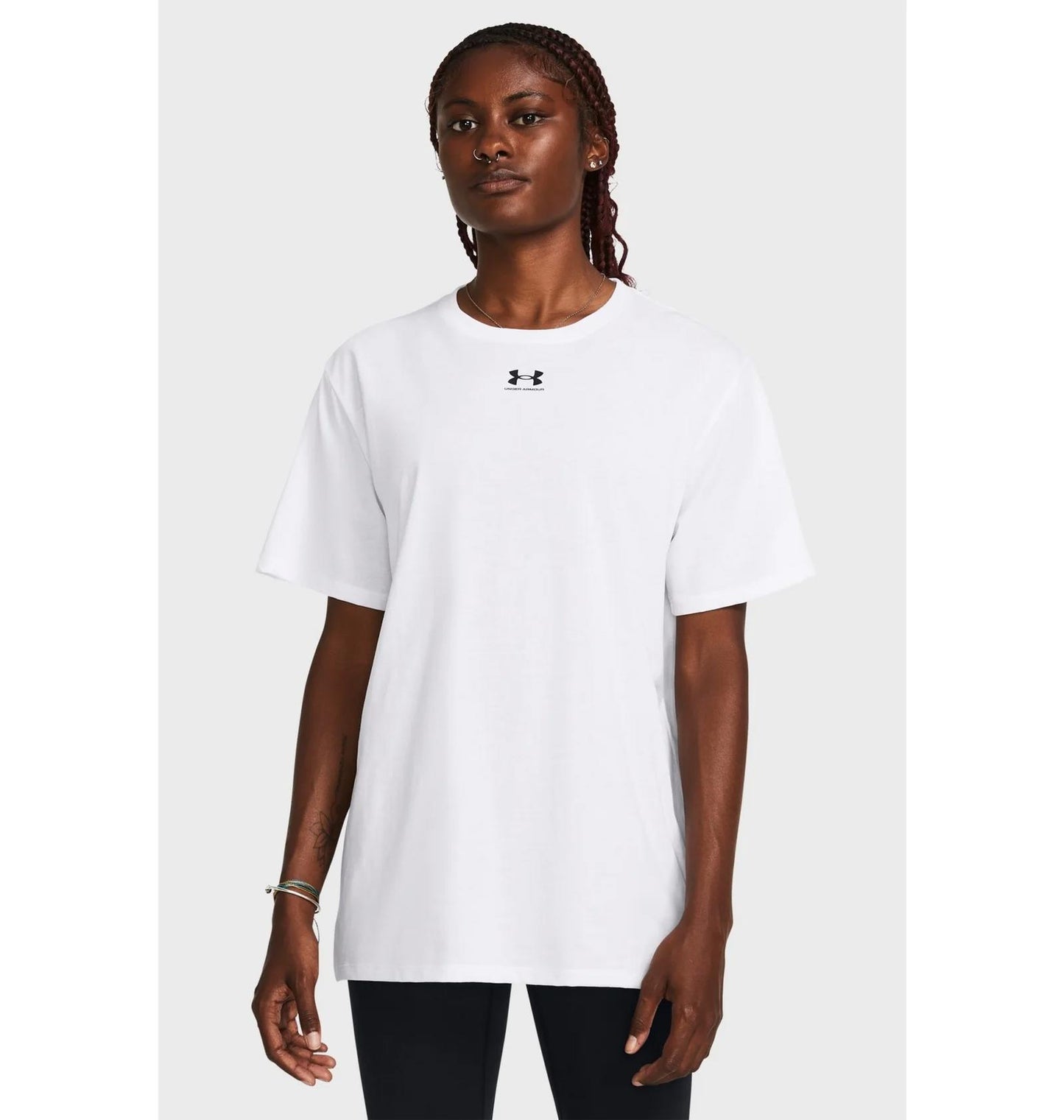 Футболка жіноча Under Armour Campus Oversize Ss (1387193-100)