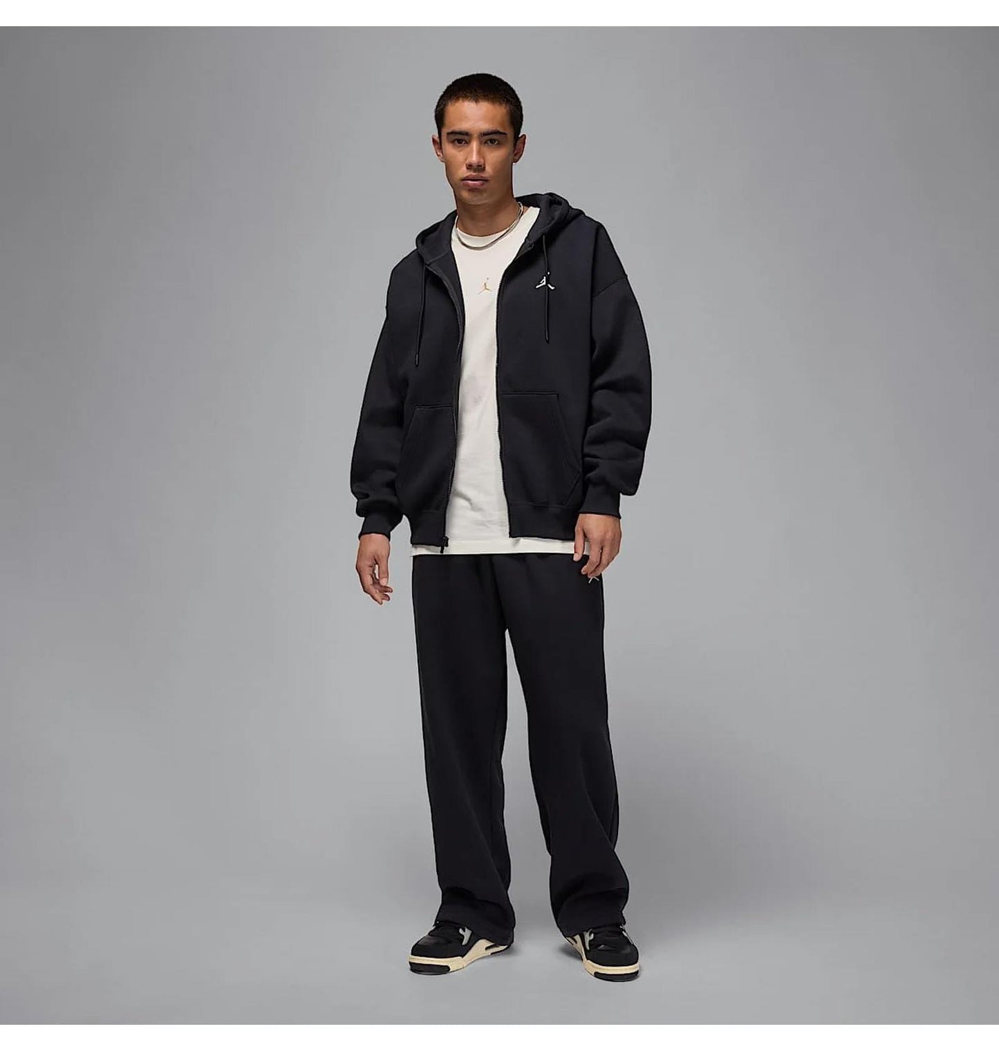 Кофта чоловіча Jordan Ovs Fz Black (IB7231-010)