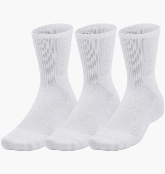 Шорти Under Armour для дорослих унісекс, упаковка з 3 шт., напіввисоких (1373084-100)