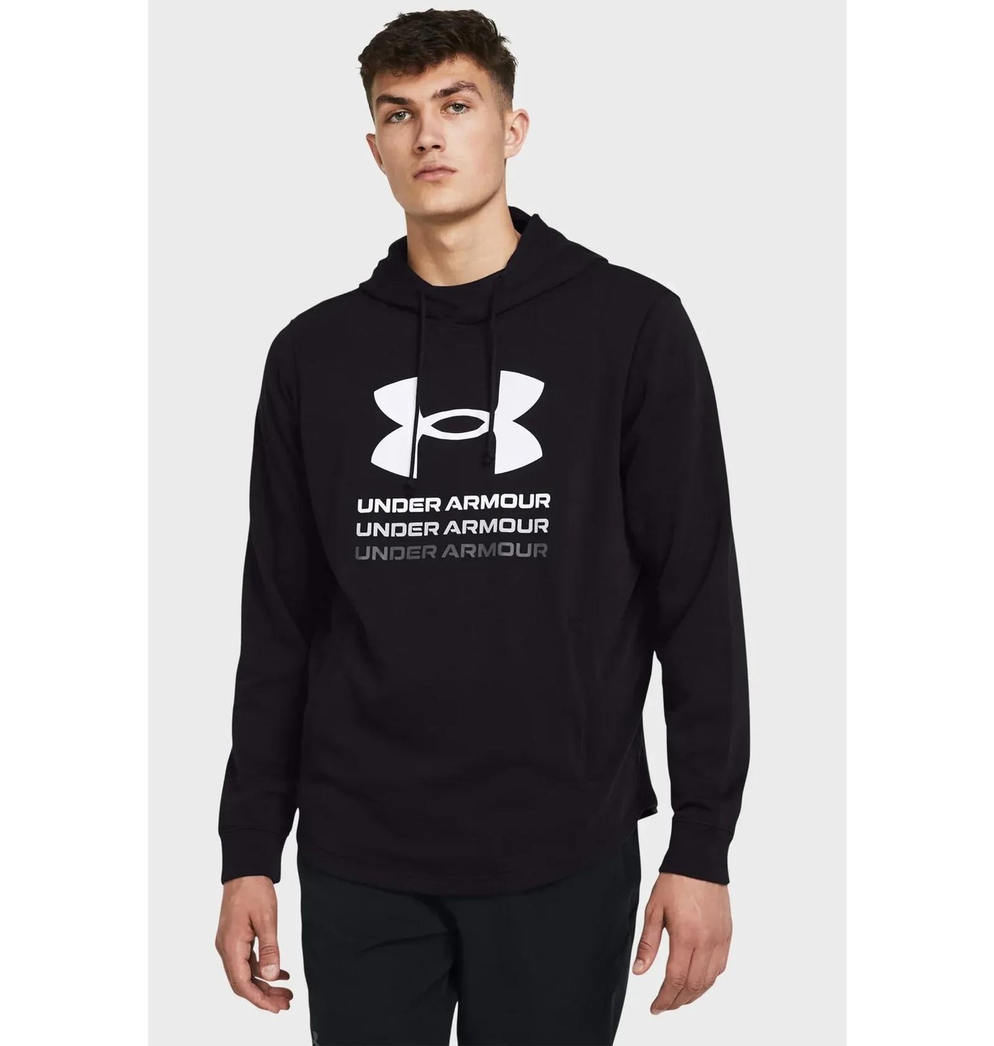 Кофта чоловіча Under Armour Rival Terry Graphic Black (1386047-001)