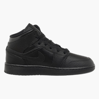 Кросівки жіночі Jordan 1 Mid (Gs) Black (554725-091)