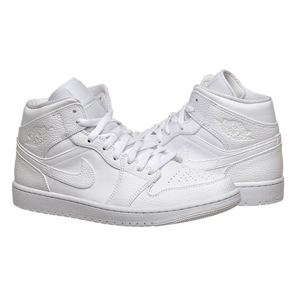 Кросівки чоловічі Jordan 1 Mid White (554724-130)