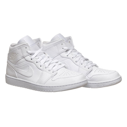 Кросівки чоловічі Jordan 1 Mid White (554724-130)