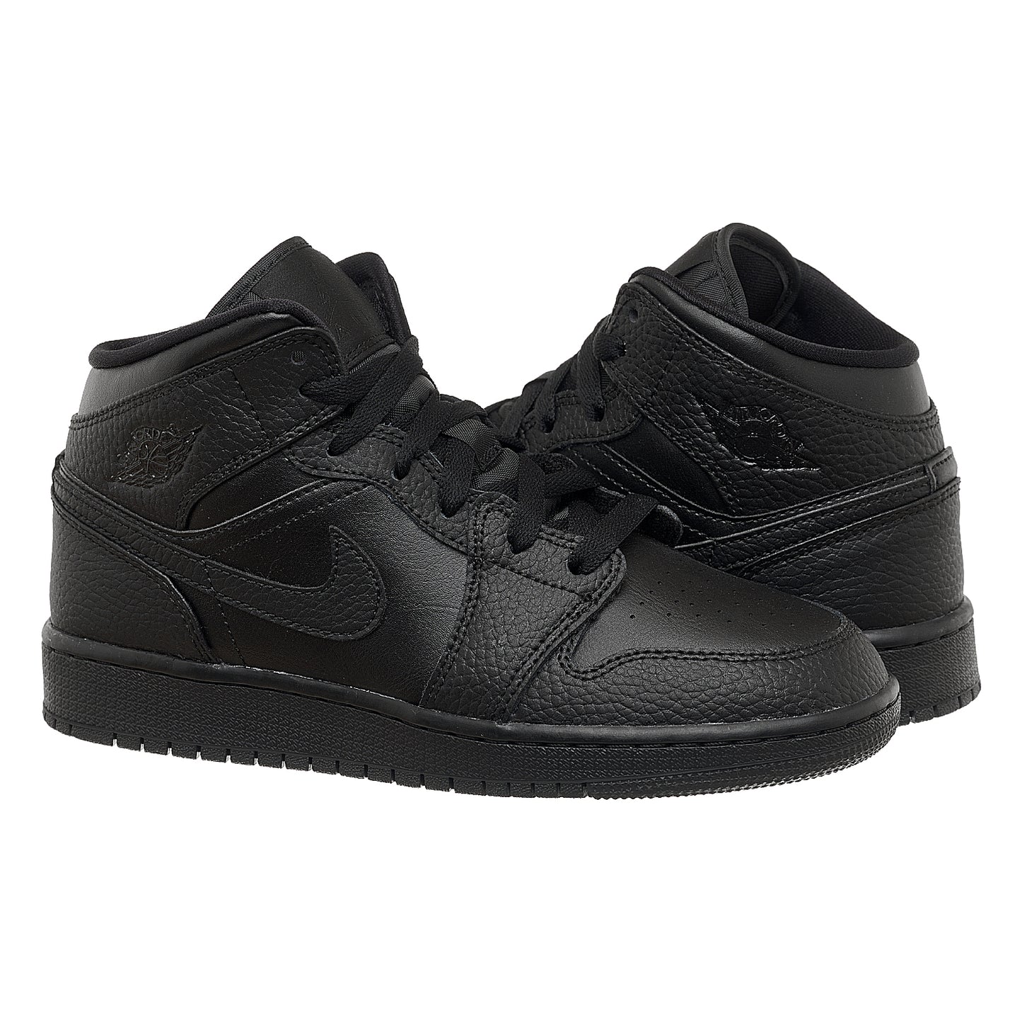 Кросівки жіночі Jordan 1 Mid (Gs) Black (554725-091)