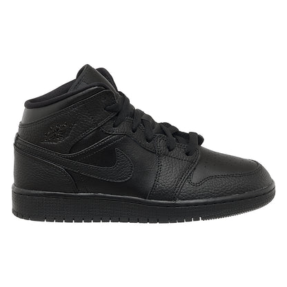Кросівки жіночі Jordan 1 Mid (Gs) Black (554725-091)