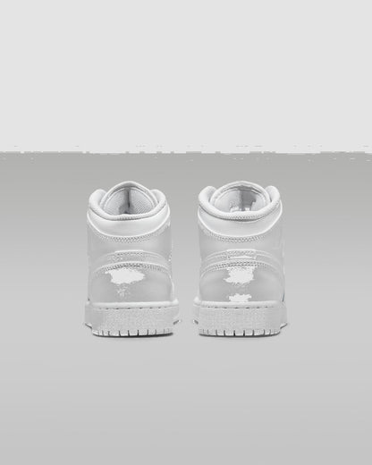 Кросівки жіночі Jordan 1 Mid (Gs) (554725-136)