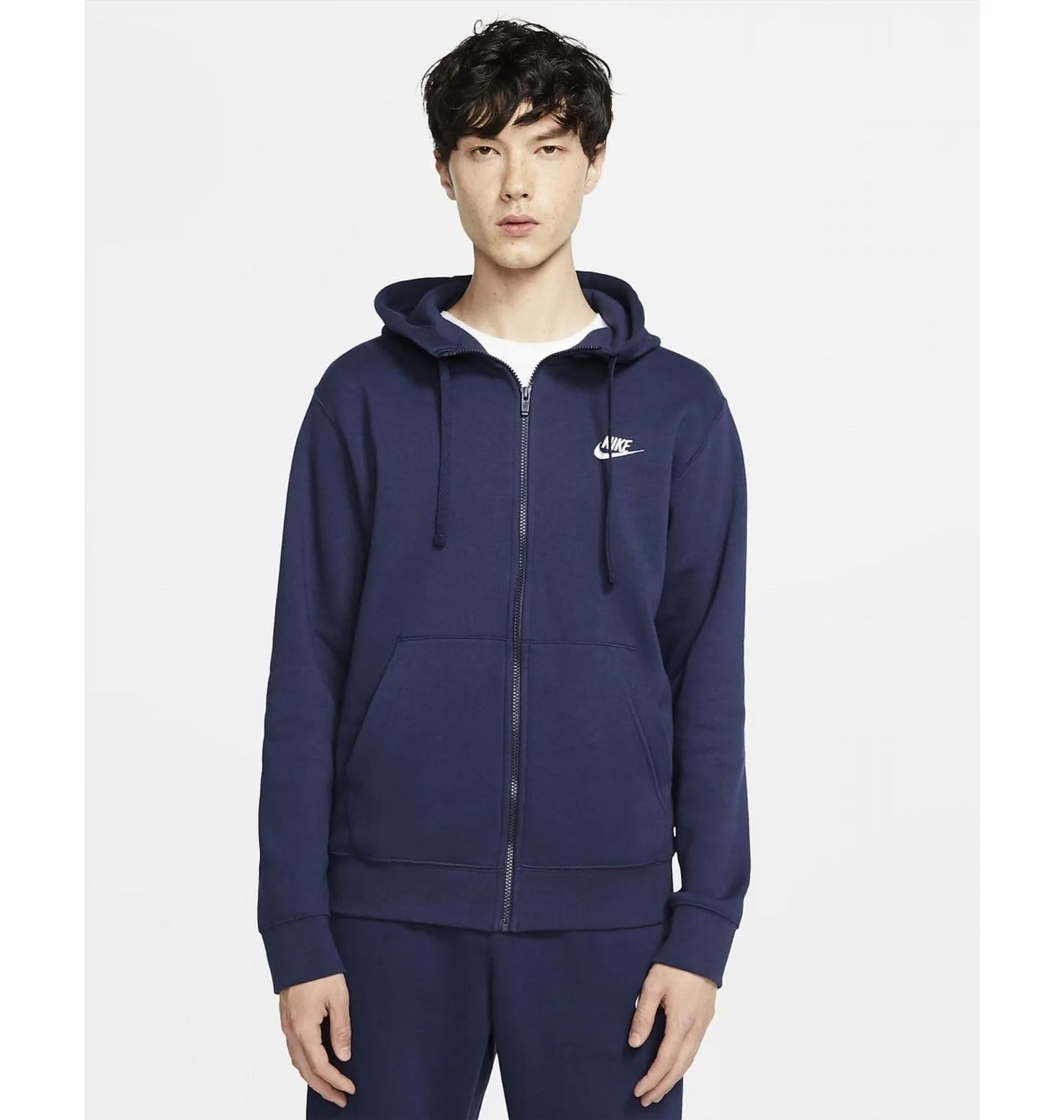 Zip-худі чоловічий Nike M Nsw Club Hoodie Fz Bb (BV2645-410)