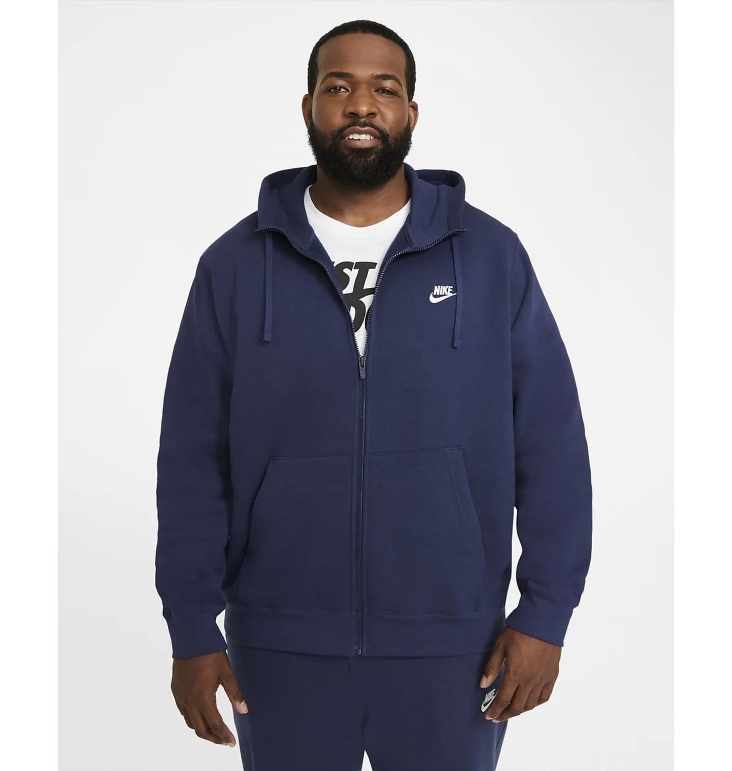Zip-худі чоловічий Nike M Nsw Club Hoodie Fz Bb (BV2645-410)