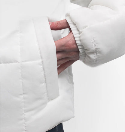 Куртка жіноча Nike Sportswear Classic Puffer Therma-Fit Loose Hooded Jacket (FB7672-100)