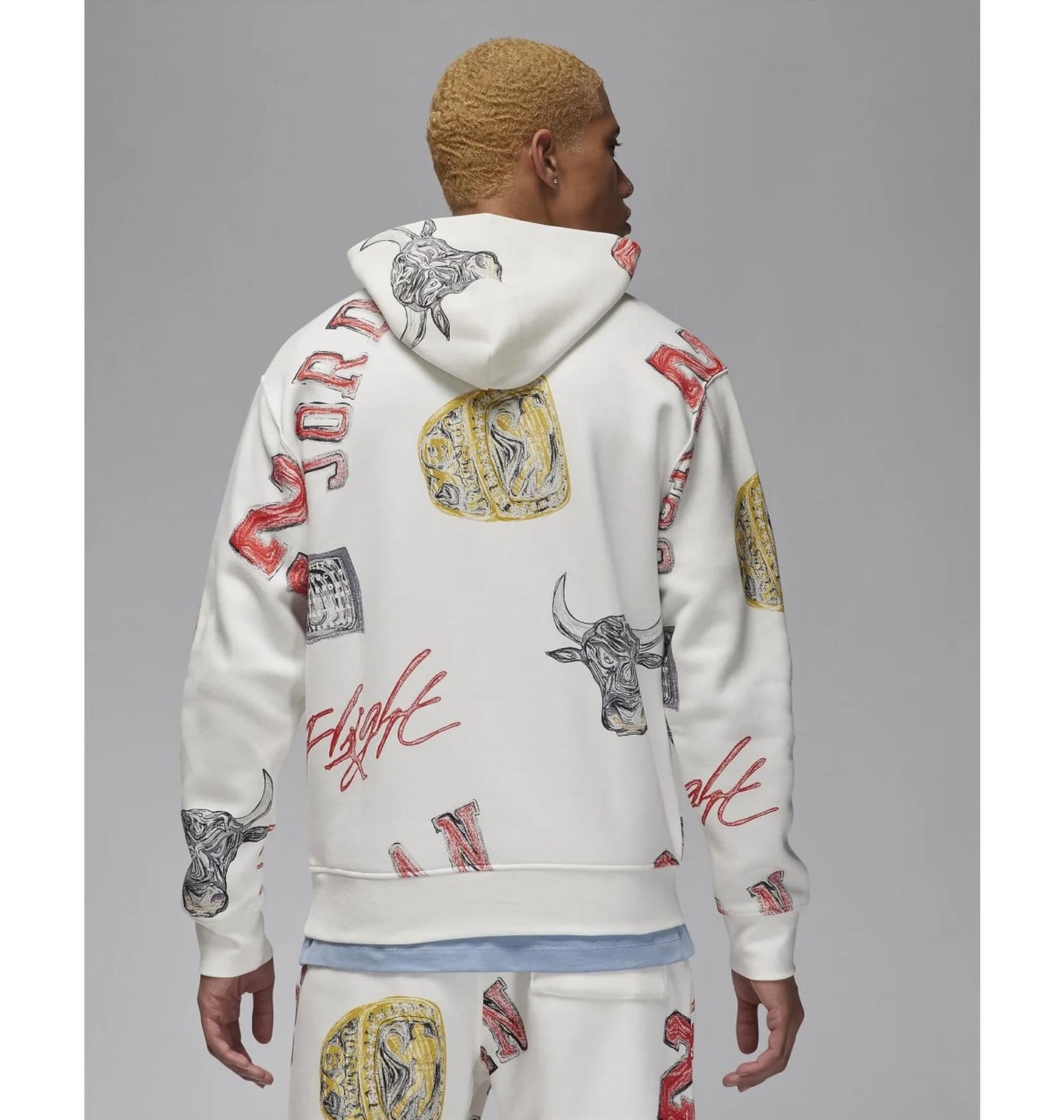 Кофта чоловіча Jordan Flight Ess Aop Flc Po (FN4545-133)