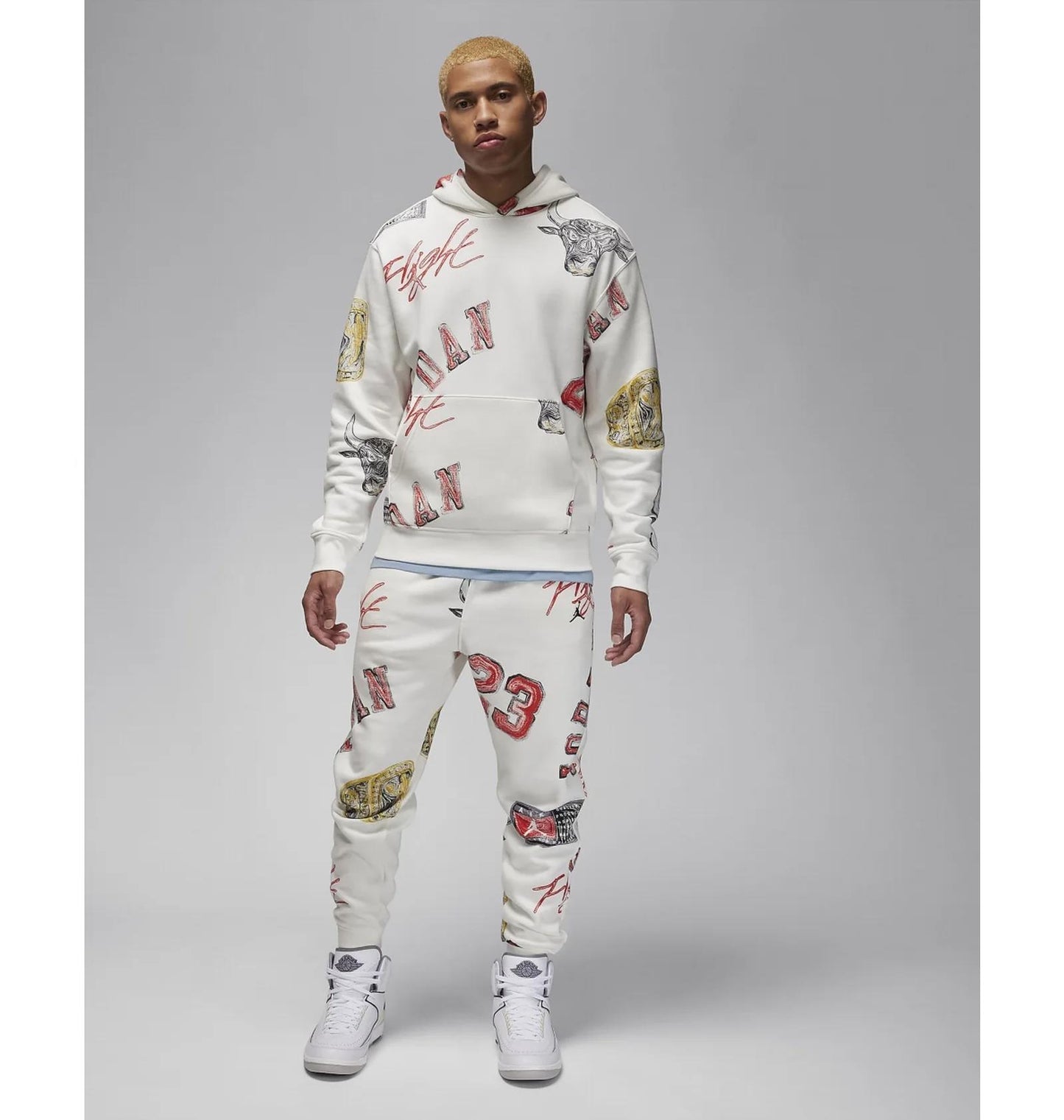 Брюки чоловічі Jordan M Ess Aop Flc Pant (FN4547-133)