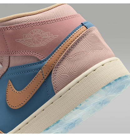 Кросівки жіночі Jordan 1 Mid Gs “Zen” (FN7452-400)