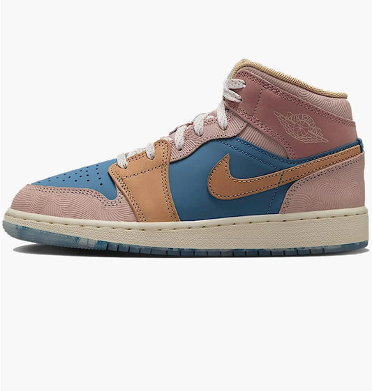 Кросівки жіночі Jordan 1 Mid Gs “Zen” (FN7452-400)