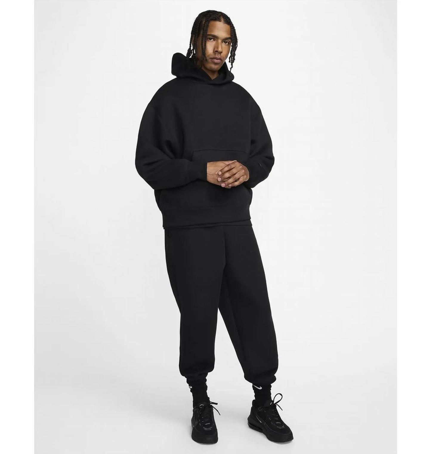 Кофта чоловіча Nike M Tch Flc Hoodie Ri (FZ0744-010)