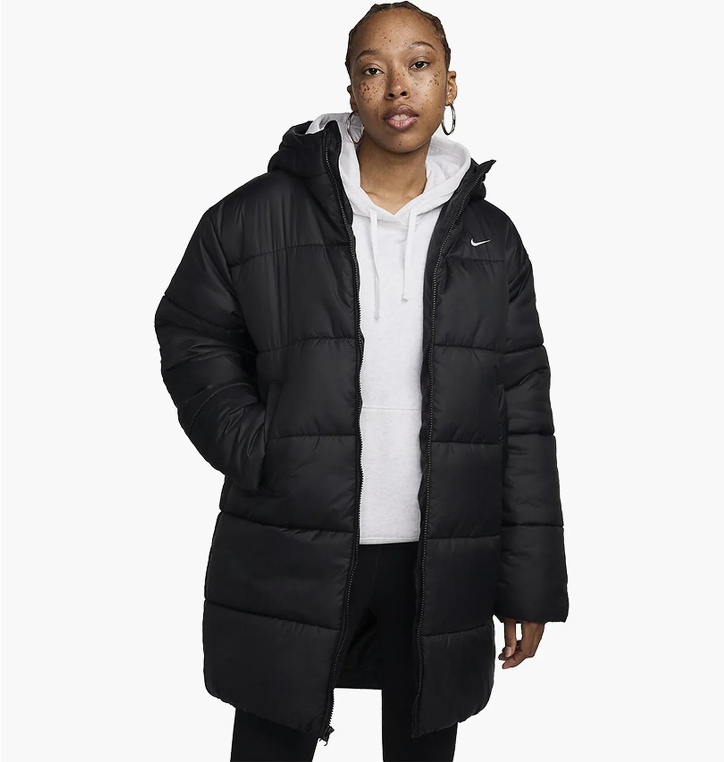 Куртка жіноча Nike Sportswear Classic Puffer (FZ5903-010)