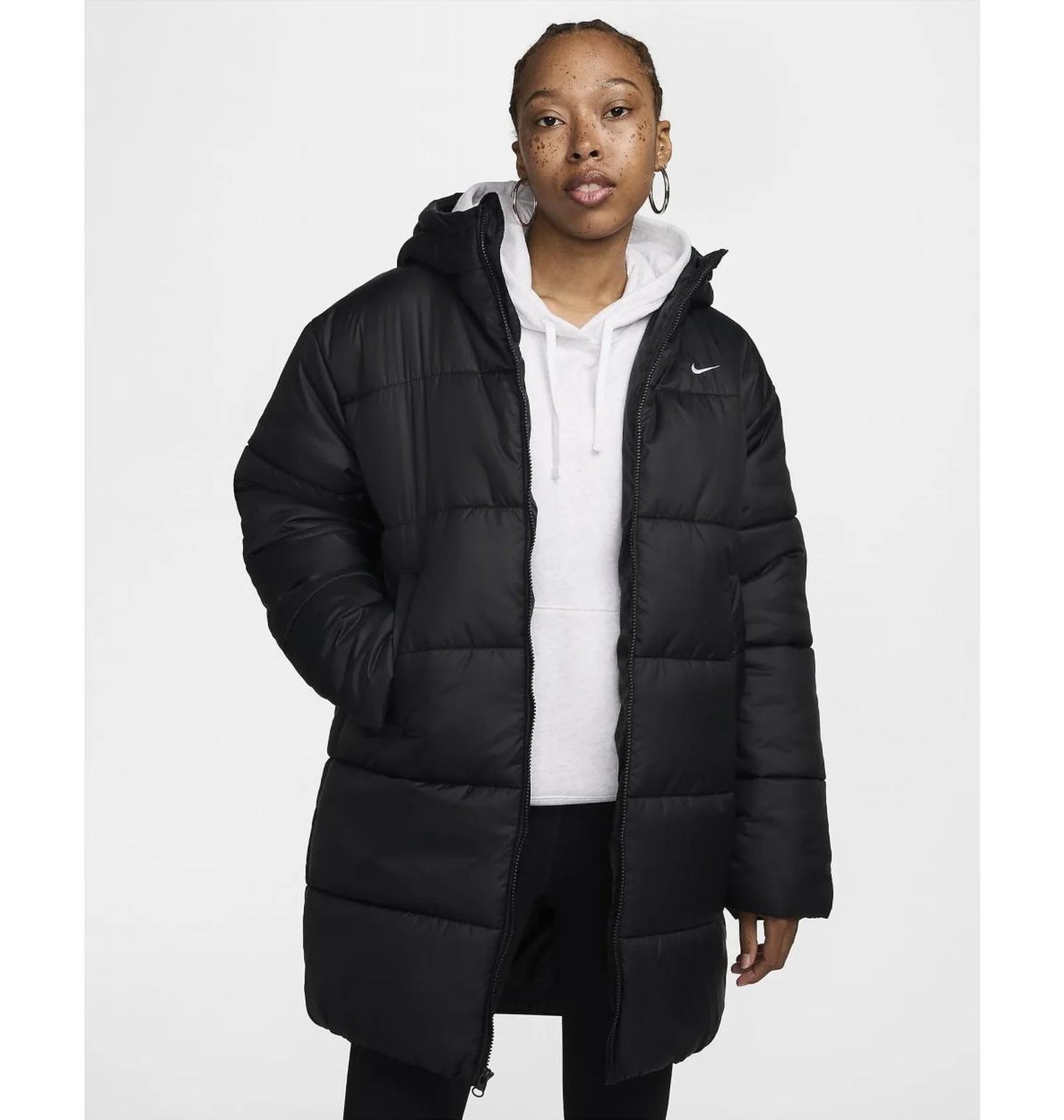 Куртка жіноча Nike Sportswear Classic Puffer (FZ5903-010)