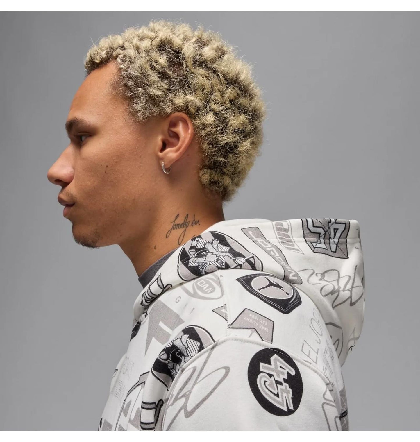 Кофта чоловіча Jordan M Ess Aop Flc Po (HM7254-133)