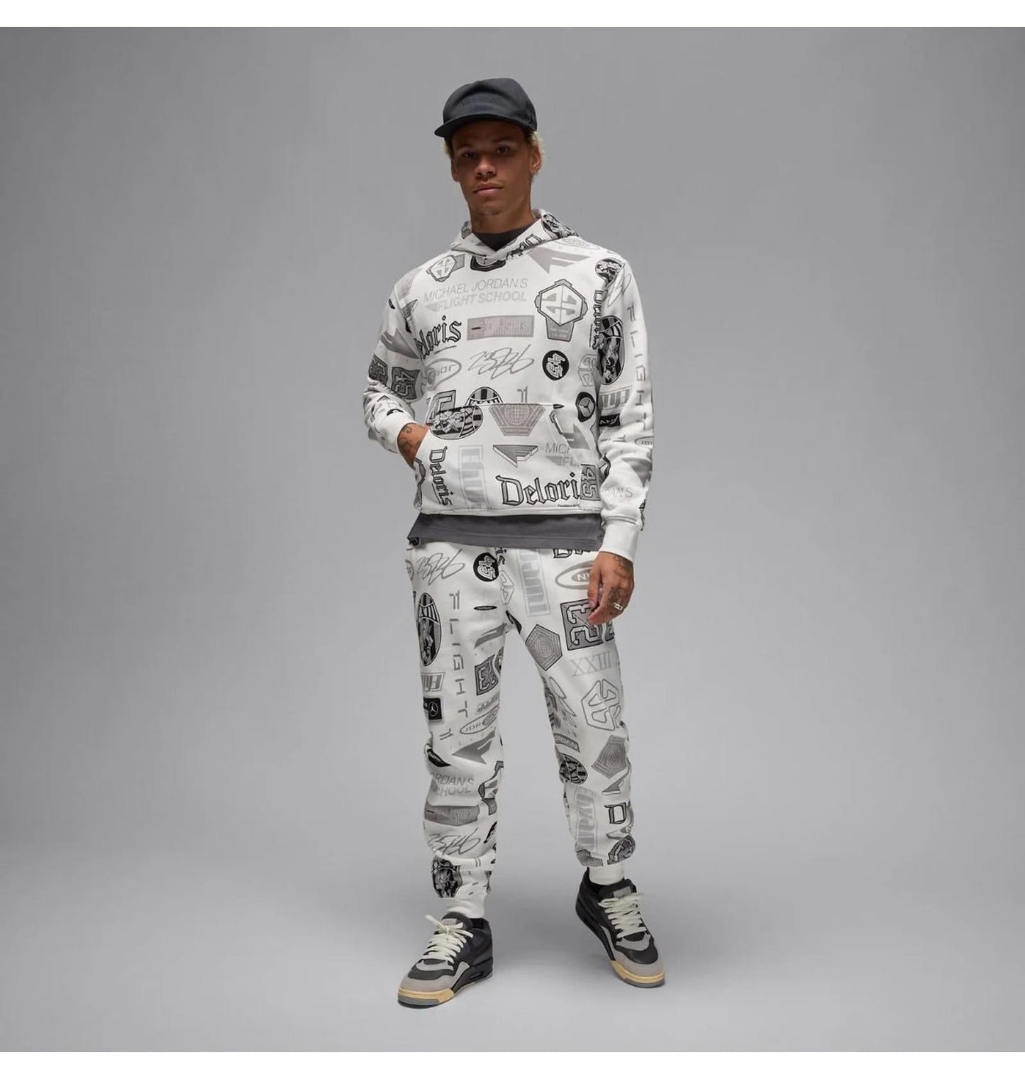 Брюки чоловічі Jordan M Ess Aop Flc Po (HM7257-133)