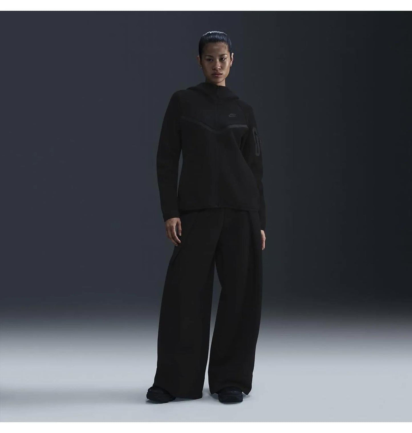 Кофта жіночі Nike W Nsw Tch Flc Wr Fz Hdy 2 (HV6747-010)