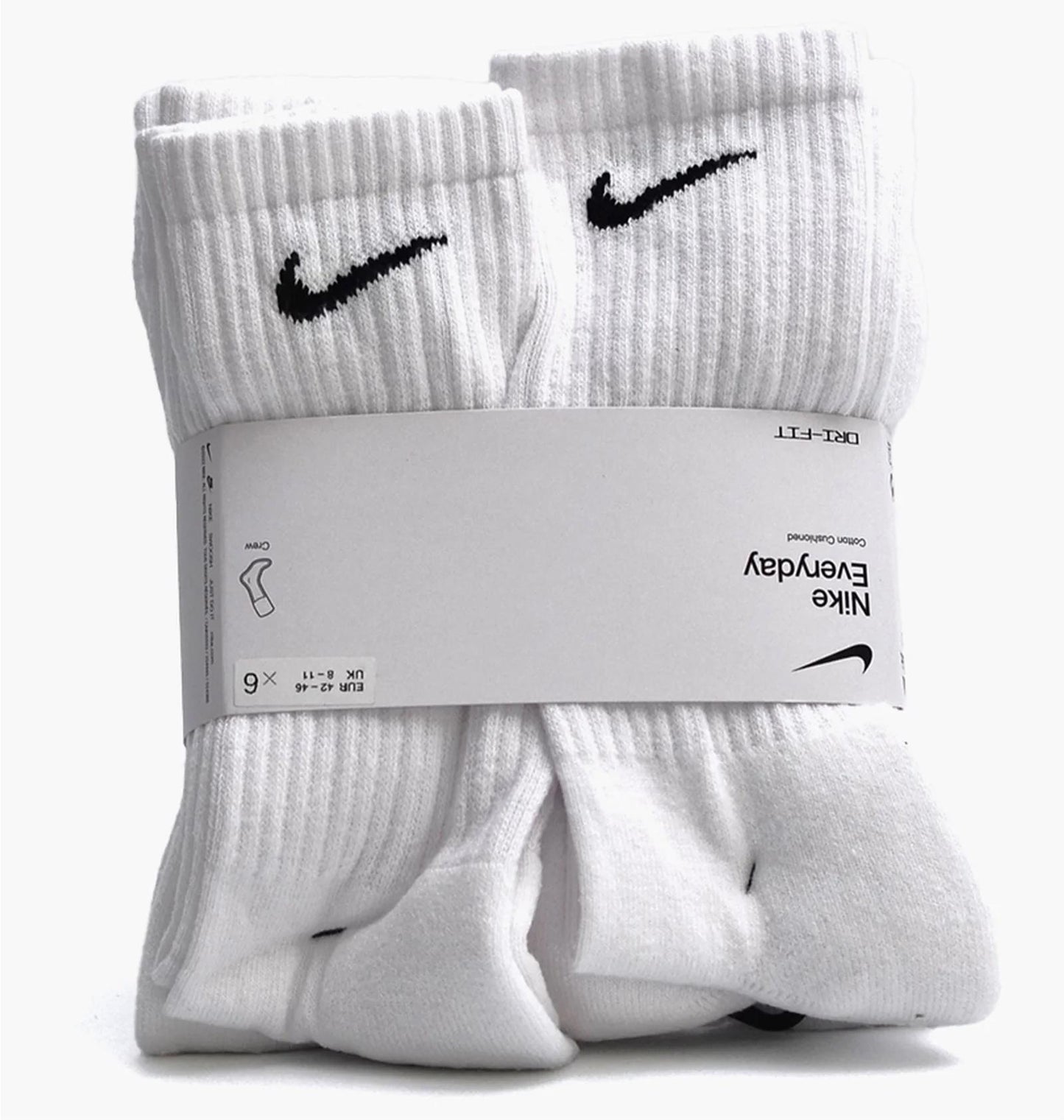 Шкарпетки Nike U Nk Everyday Cush Crew 6Pr-Bd (SX7666-100)